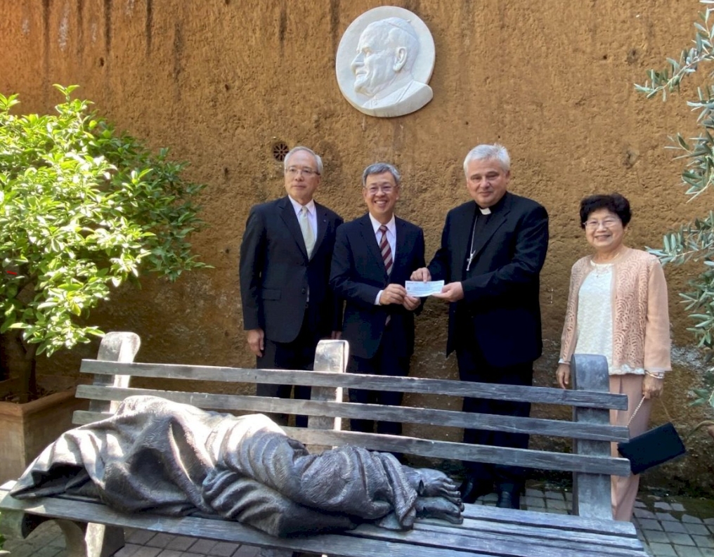 Chen Jian-ren met with Cardinal Konrad Krajewski